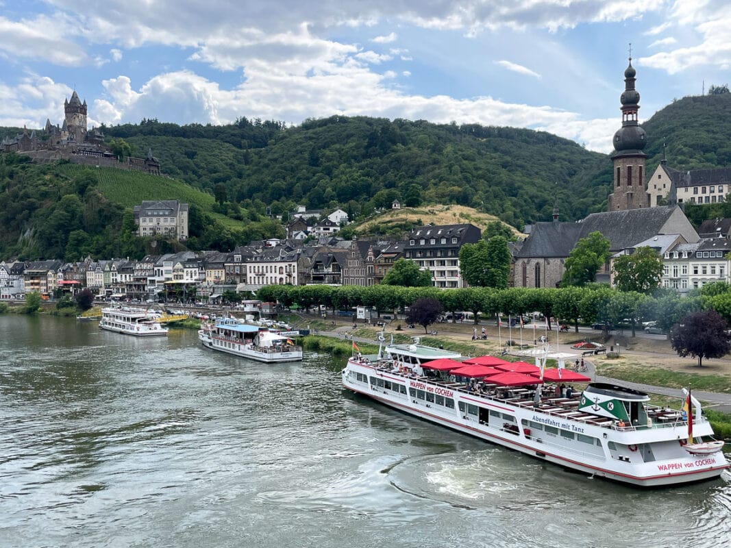 Cochem and Moselle river