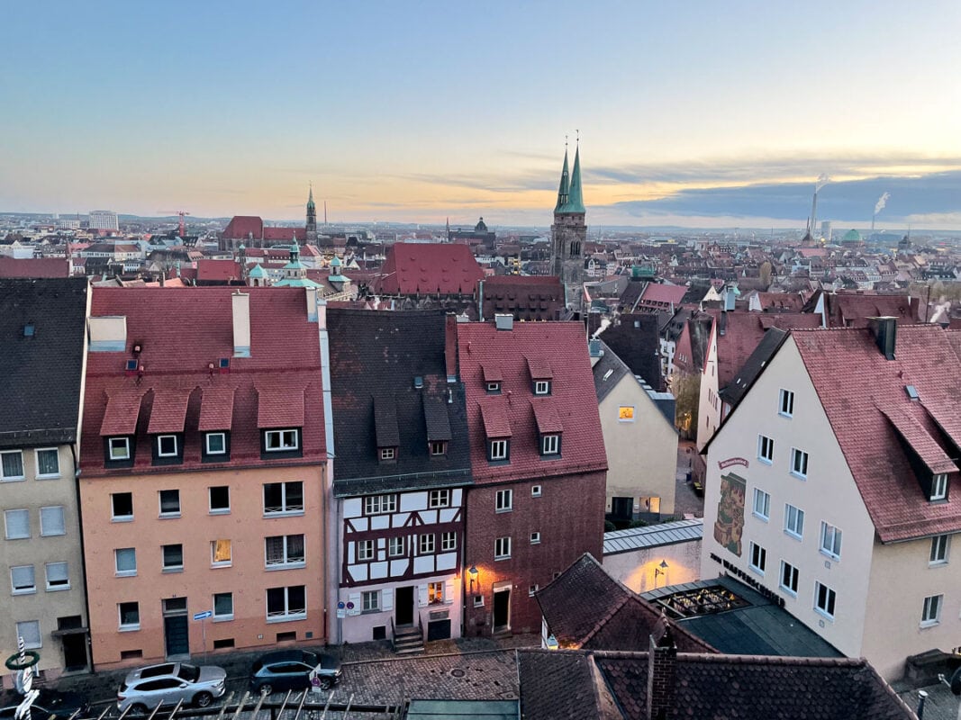 Nuremberg view from castle