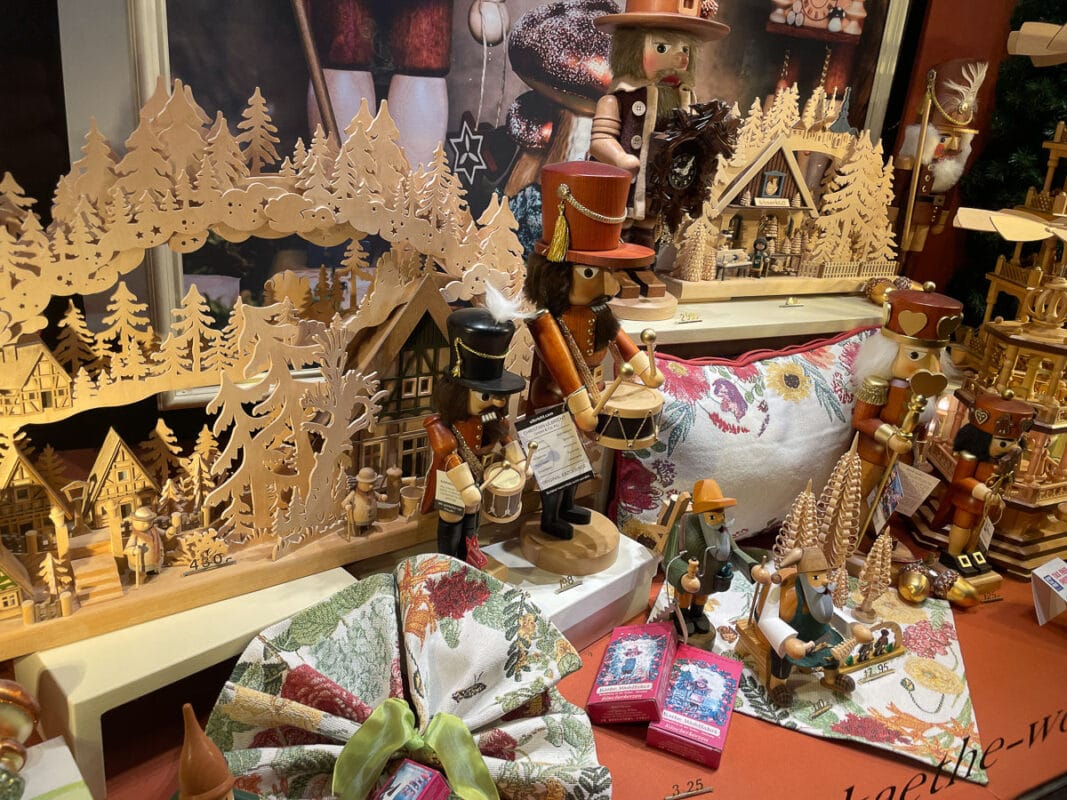 Christmas ornaments and decorations in Rothenburg