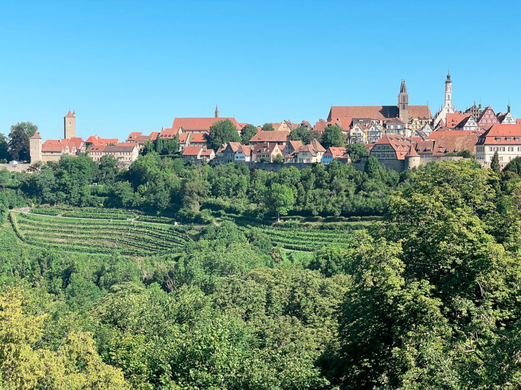 Rothenburg on hillside
