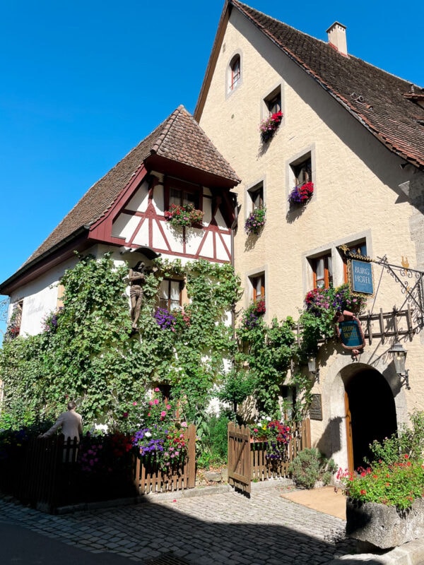 hotel with garden in Rothenburg