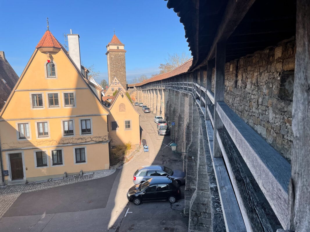 Rothenburg old wall