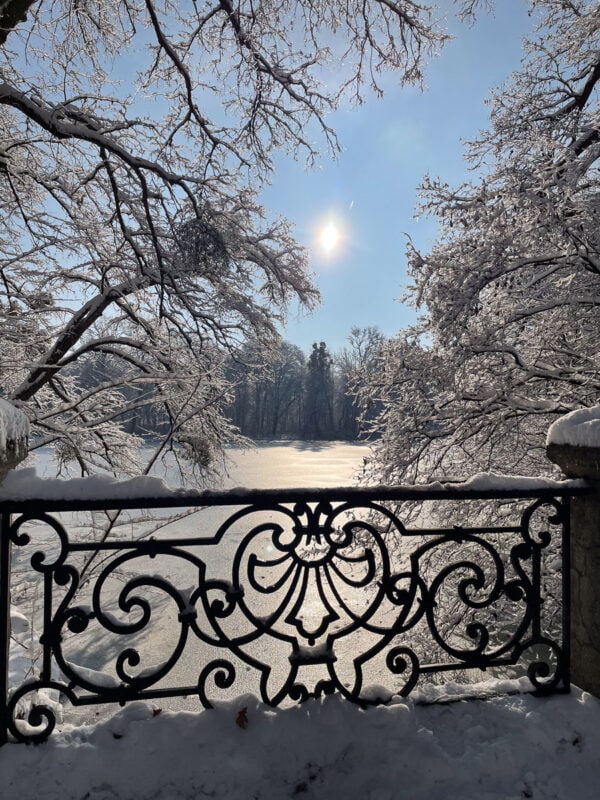 snow in Munich