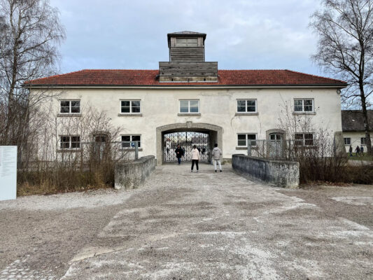 Entrance to Dachau Concentration Camp Memorial