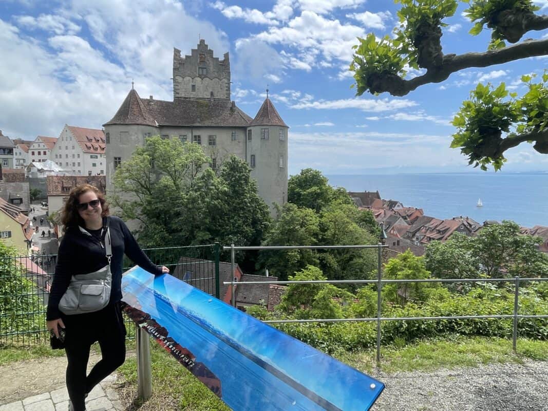 Cate at Meersburg castle