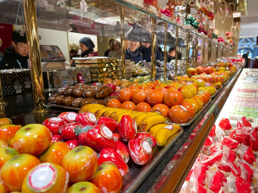 Lübeck marzipan store