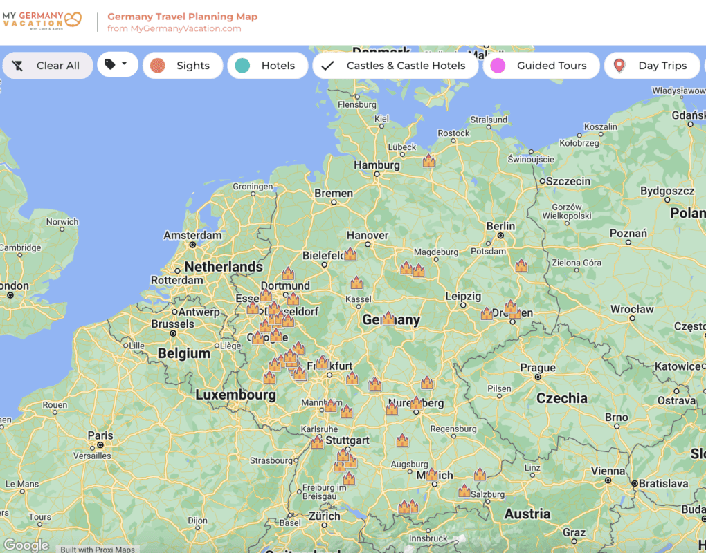 castles map 