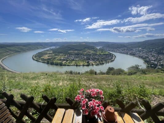 Gedeonseck Rheinblick