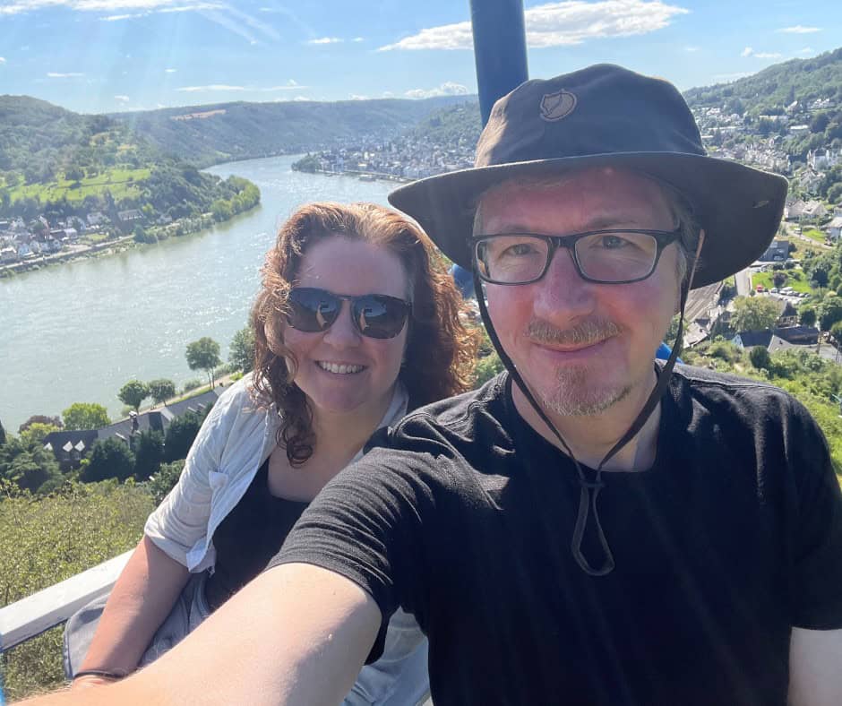 Cate and Aaron in Rüdesheim
