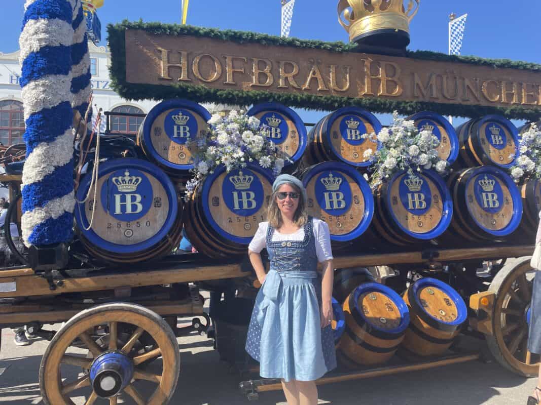 Anne at Oktoberfest