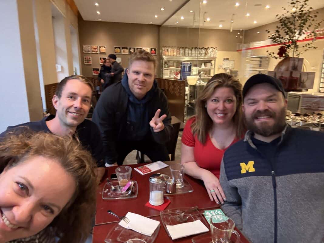 Cate on a Berlin food tour with Walk with Us Tours