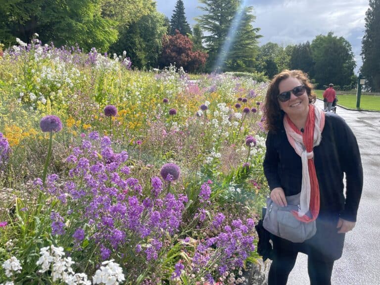 Cate on Mainau Island