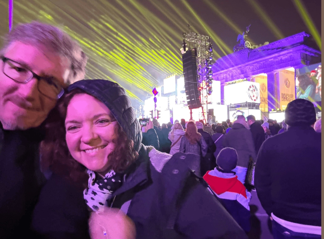 Cate and Aaron in Berlin