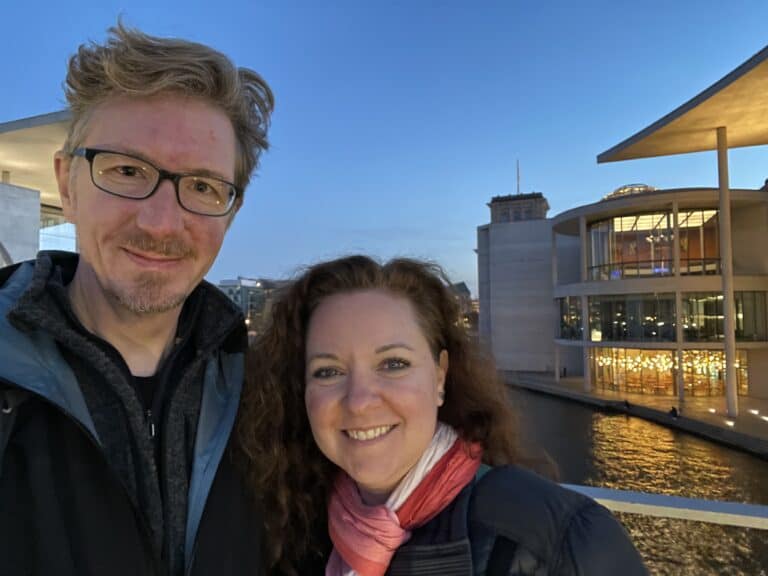 Cate and Aaron in Berlin