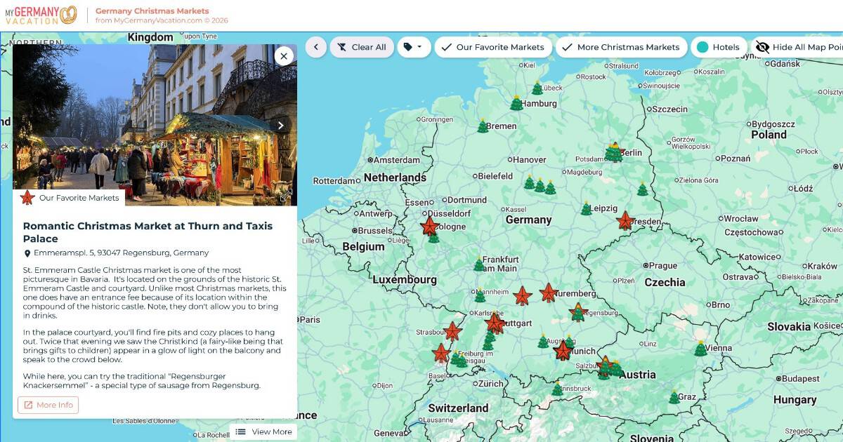 Christmas Markets Map