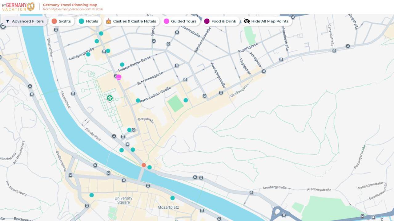 Germany Travel Planner Map