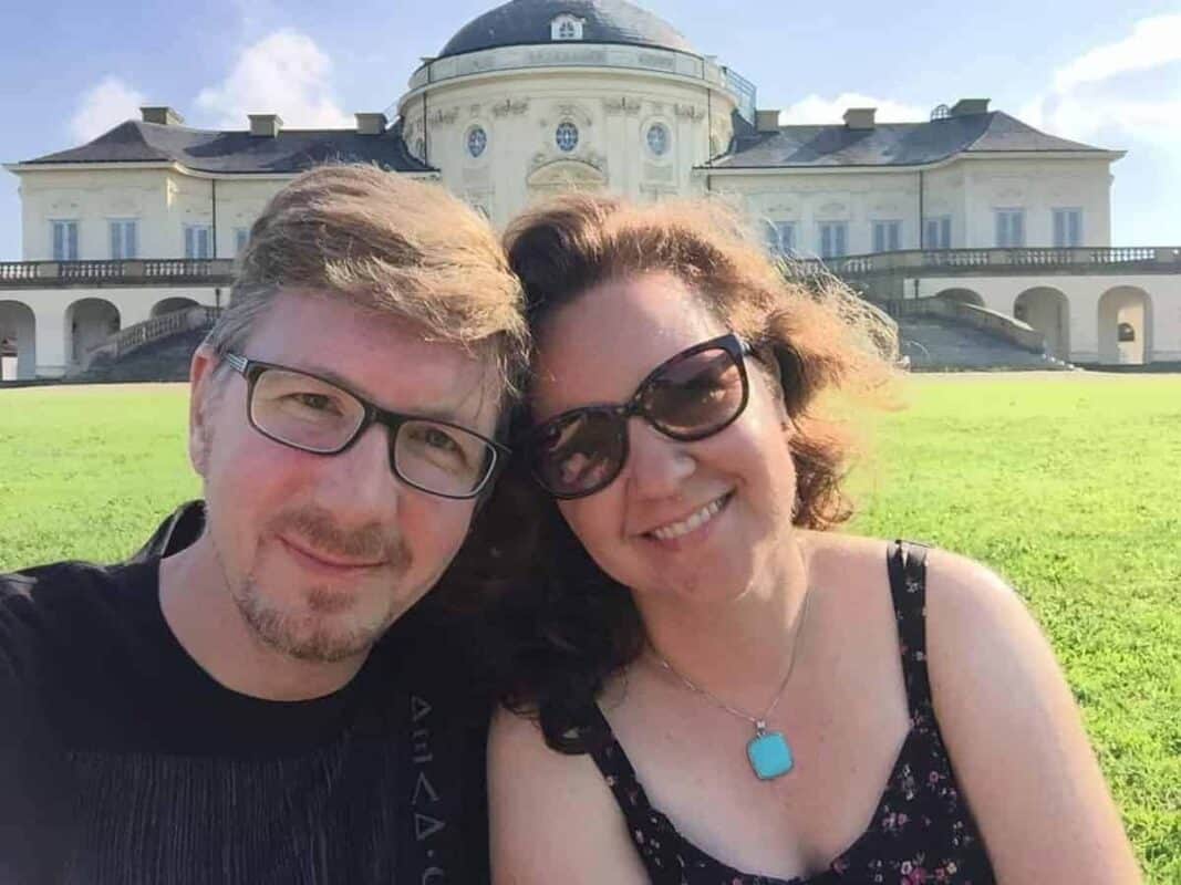Aaron & Cate at Schloss Solitude