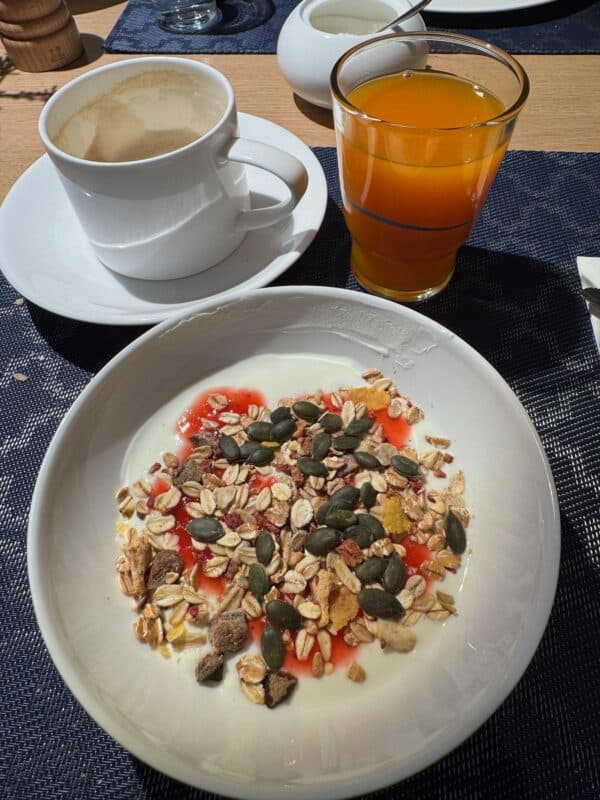 Kori's delicious Bavarian breakfast